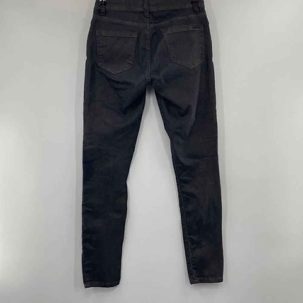 Cache Black Shimmer Pants size 0 - Picture 5 of 6
